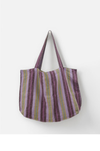 Citta: Citta Biarritz Striped Market Bag - Multi OS 60x13x40cm