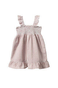 Nature Baby Gala Dress - Twilight Check