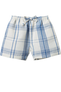 Nature Baby Rafferty Shorts Linen - Clyde Check