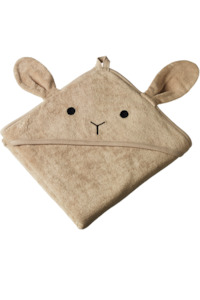 Nature Baby Bunny Hooded Towel - Nougat One Size