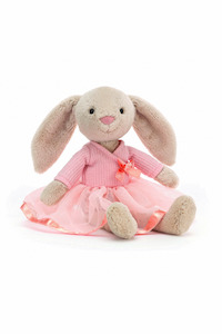 JELLYCAT LOTTIE BUNNY BALLET MULTI-COLOURED 6X8X29CM