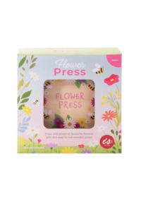 Books Toys: Wooden Flower Press - Multi-Coloured 16x16x6cm