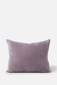 Cushions: Citta Velvet Cushion Cover 55x45 - Pansy