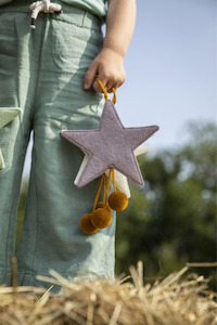 Muskhane 1: Muskhane Felt Star with Pom Pom's