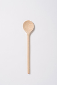 Spoon w/Big Head Natural L 35cm