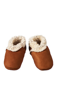 Nature Baby Lambskin Booties - Cinnamon