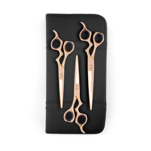 Matsui Classic Ergo Support Scissor Rose Gold Triple Set