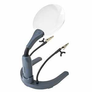 Carson HelpingHands 2x Magnifier with clamps