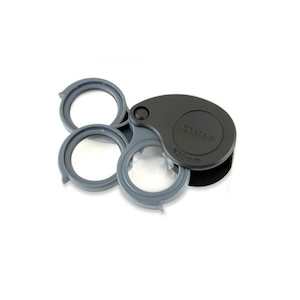 Carson TriView 5x/10x/15x Folding Loupe