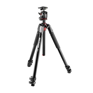 Sporting equipment: Manfrotto 055 Aluminium 3-Section Tripod with XPRO Ball Head and 200PL QR Plate