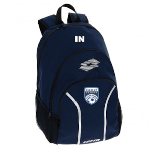 NSFC ACADEMY BACKPACK WITH INITIALS NAVY/SILVER – Lotto Sports