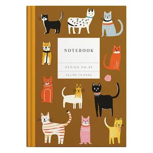 Feline Friends A5 Notebook