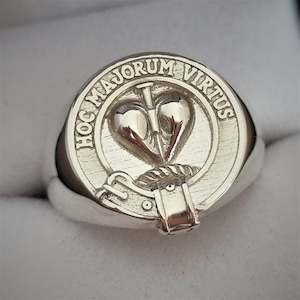 Logan Clan Crest Signet Ring