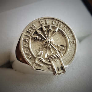 Cameron Clan Crest Signet Ring