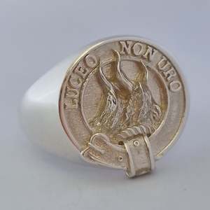 MacKenzie Clan Crest Signet Ring