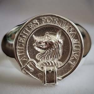 MacKinnon Clan Crest Signet Ring