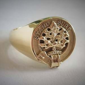 Anderson Clan Crest Signet Ring