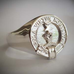 Henderson Clan Crest Signet Ring