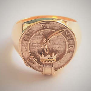 Matheson Clan Crest Signet Ring