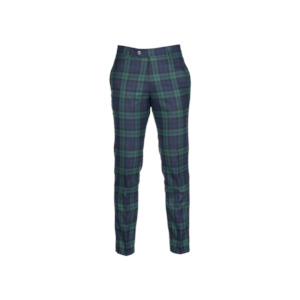 test for royal  plaid trousers