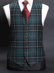 Clothing: Tartan Waistcoat (Men)