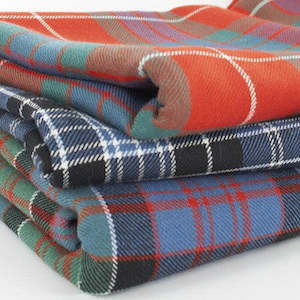 Clothing: Heavy weight Tartan 16oz