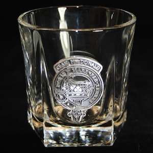 Whisky "Rocks" Glasses, Clan Crested