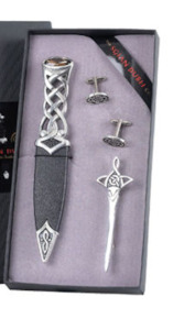 Gift Set, Tay 3-Piece (Sgian Dubh, Kilt Pin, Cufflinks)