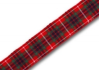 Fraser tartan ribbon 16mm