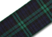 Black Watch tartan ribbon 38mm