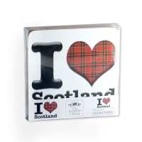 I love Scotland Coasters