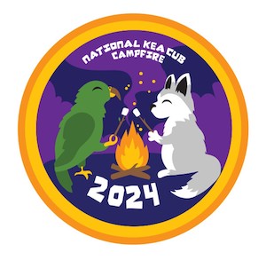 Badges: EVENT BADGE - NATIONAL KEA CUB CAMPFIRE 2024