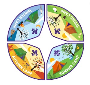 Badges: BLANKET PATCH - SEASON CAMP