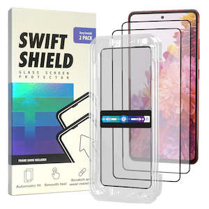 Wholesale trade: Samsung Galaxy S20 FE Clear Premium Tempered Glass Screen Protector Alignment Kit by SwiftShield [2-Pack]