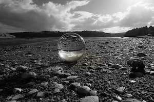 Lens Ball: Campbells Beach: Sunset