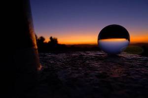 Lens Ball: Sunset Pukematekeo Lookout