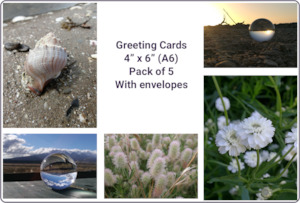 Greeting Cards – 4″ x 6″ (A6) with envelopes