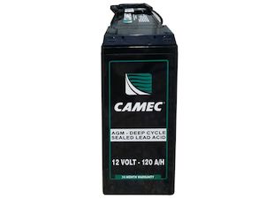 Solar Power: Camec 120 AH AGM Sealed Slim Batteries