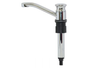 Taps: Chrome hand pump tap