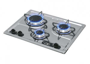 CAN 3 Burner Stainless Steel Marine Hob PC1323