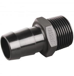 Waste Tank Fittings: Hansen Male Hose Tail 10mm