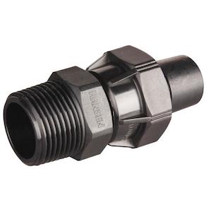 Hansen Male Straight Coupling 15mm