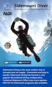 SDI Recreational Sidemount Diver