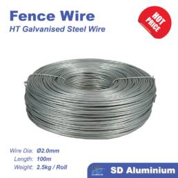 Fence post & Fence Gate accessories: Flange Fence Post 50 x 50 x 2mm - SD ALUMINIUM