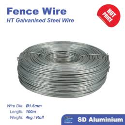 2.1(H) x 20(W)M Hot Dip Galvanized Chainlink Fence - SD ALUMINIUM