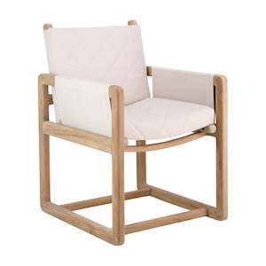 Outdoor Dining Chairs: Carlos Outdoor Teak Dining Armchair