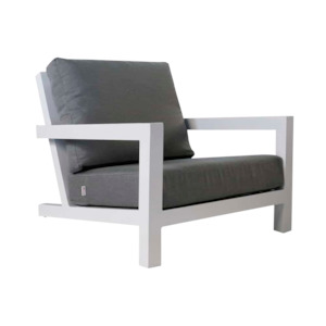 Granada Aluminium Outdoor Club Chair (White)