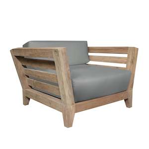 Adley Reclaimed Teak Club Chair