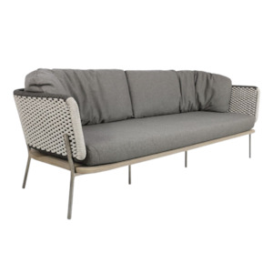 Studio Rope Sofa Two Tone Weave (Coal)