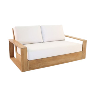 Kuba Teak Outdoor 2-Seater Sofa